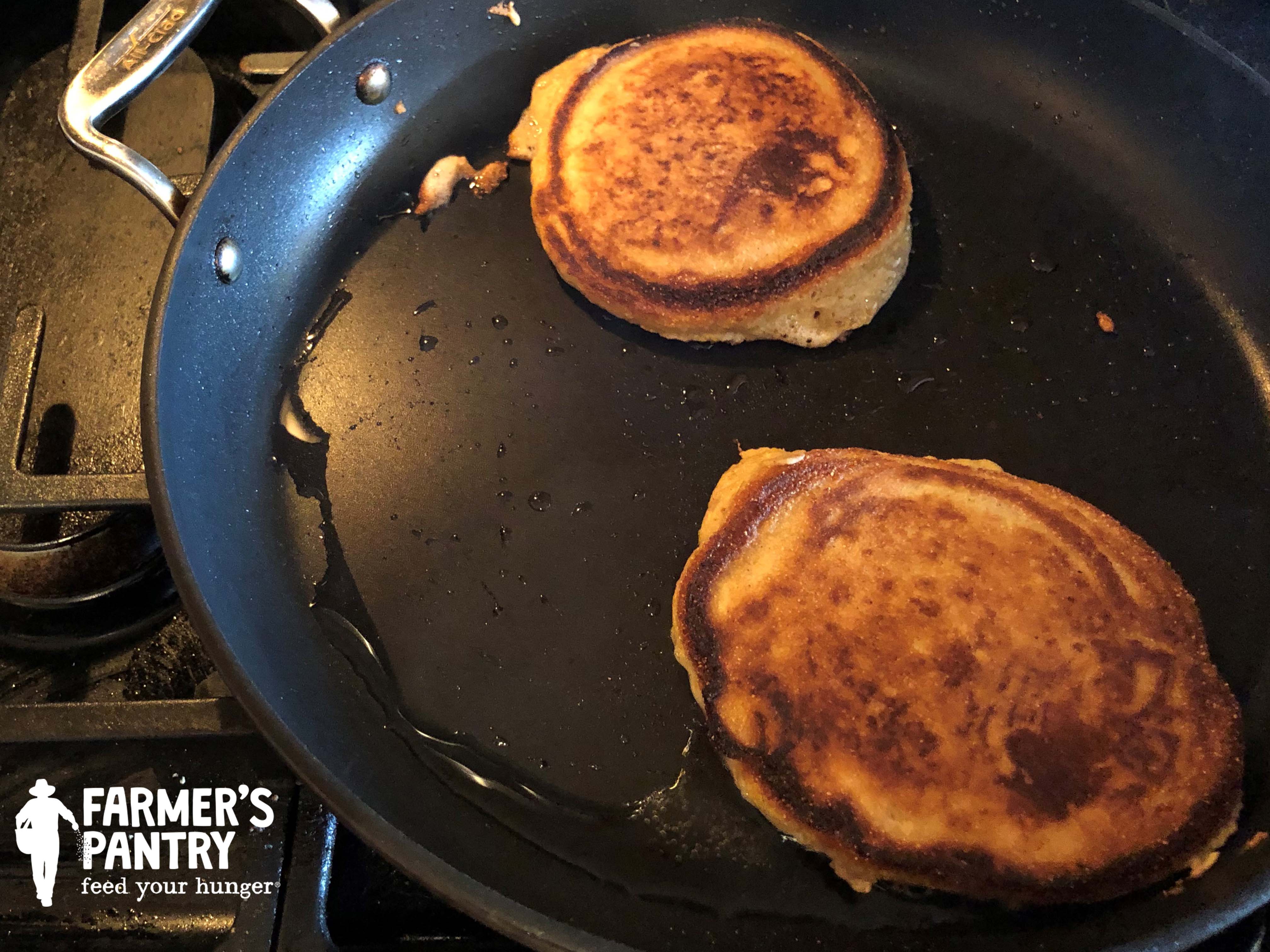 Farmer's Sweet Banana Crisp Pancakes